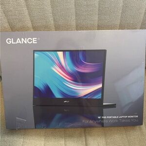 16" FHD Portable Laptop Monitor - Black